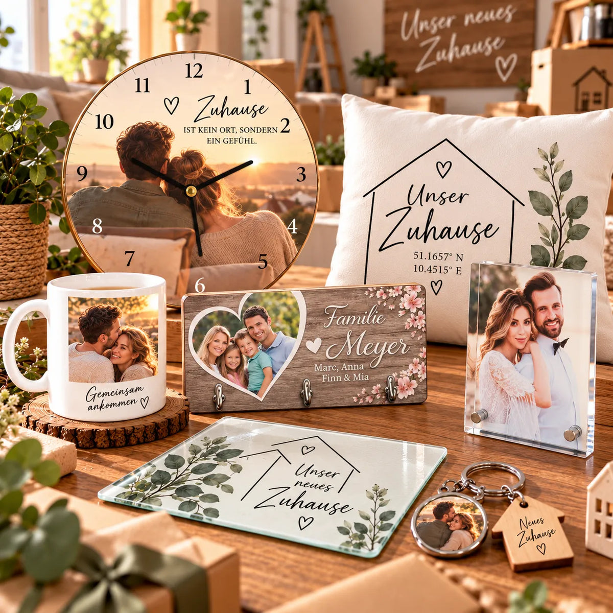 Personalisierte Geschenke zum Einzug