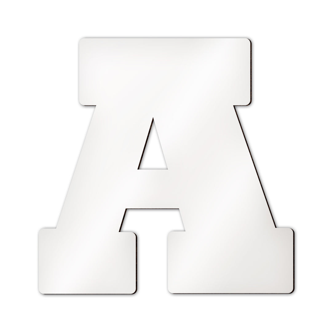 Personalisierter Buchstabe A mit eigenem Foto, Name und individuellem Wunschdesign
