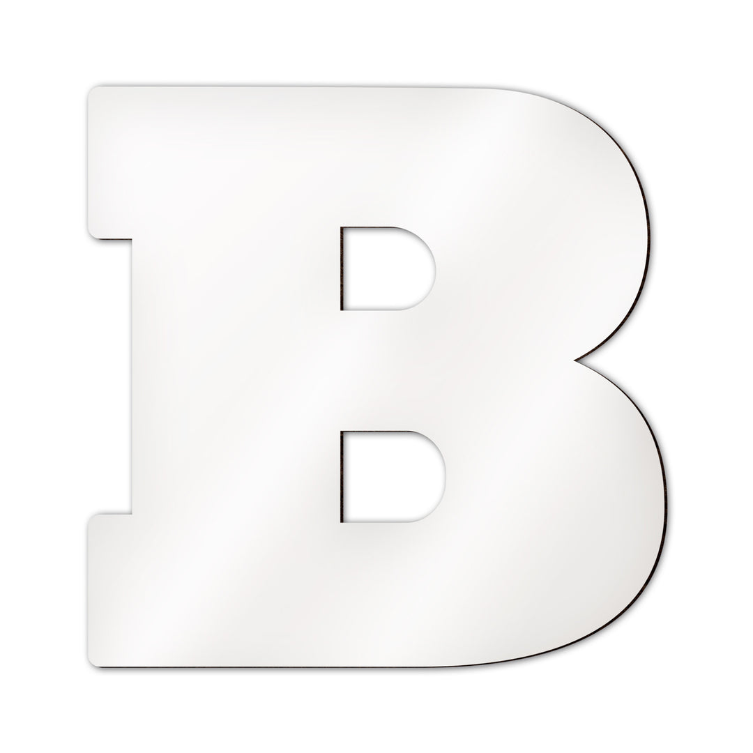 Personalisierter Buchstabe B mit eigenem Foto, Name und individuellem Wunschdesign