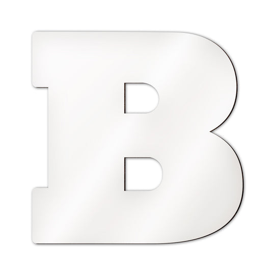 Personalisierter Buchstabe B mit eigenem Foto, Name und individuellem Wunschdesign