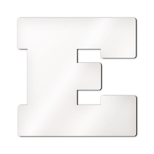 Personalisierter Buchstabe E mit eigenem Foto, Name und individuellem Wunschdesign