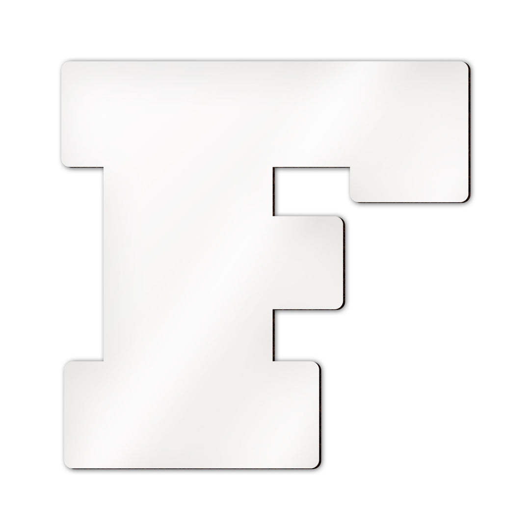 Personalisierter Buchstabe F mit eigenem Foto, Name und individuellem Wunschdesign