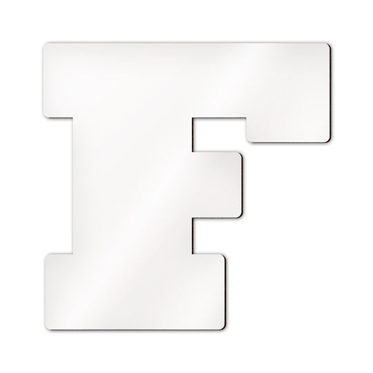 Personalisierter Buchstabe F mit eigenem Foto, Name und individuellem Wunschdesign