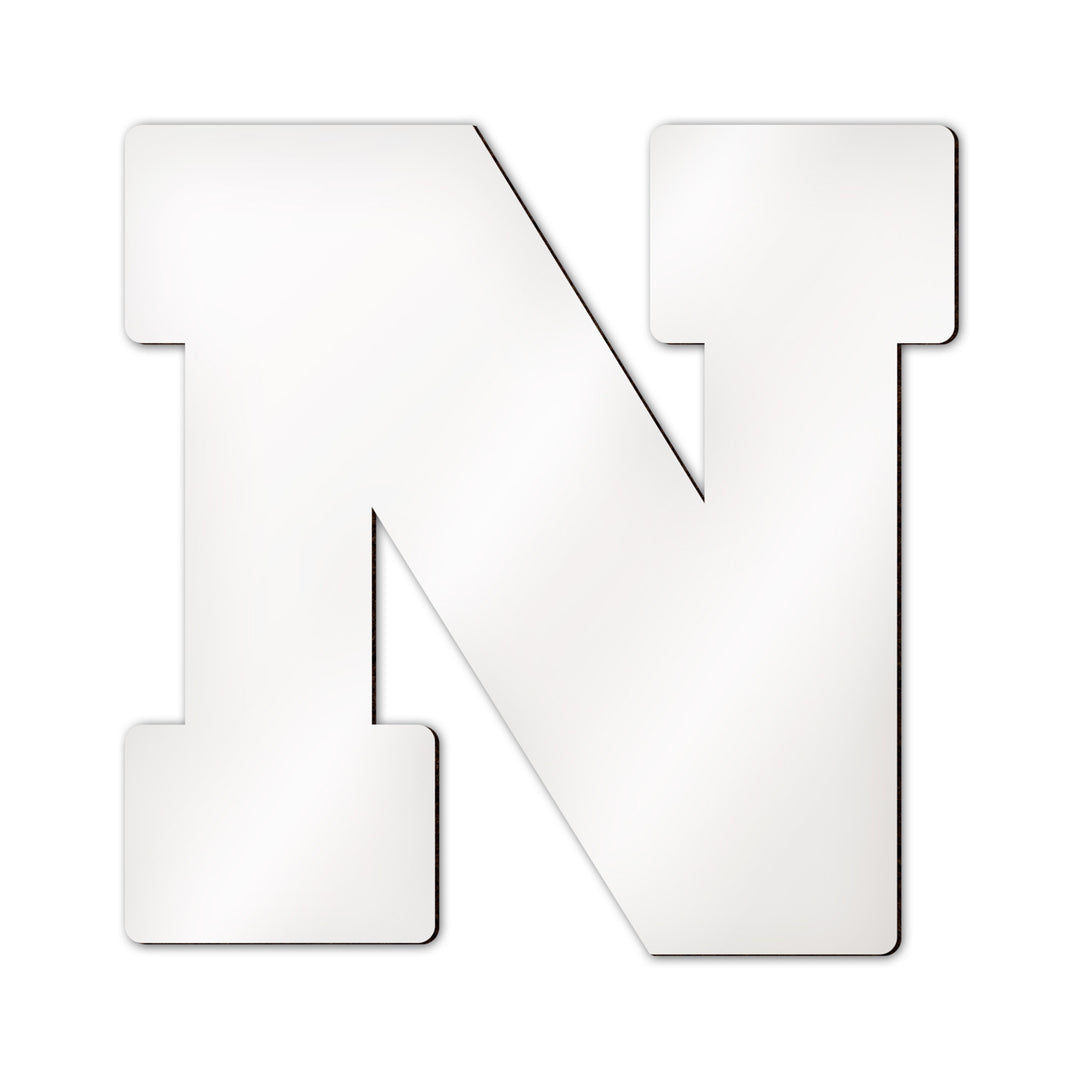 Personalisierter Buchstabe N mit eigenem Foto, Name und individuellem Wunschdesign