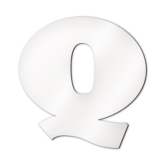 Personalisierter Buchstabe Q mit eigenem Foto, Name und individuellem Wunschdesign
