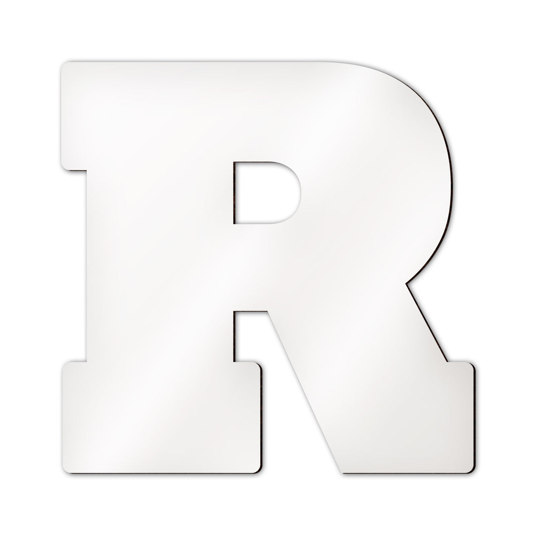 Personalisierter Buchstabe R mit eigenem Foto, Name und individuellem Wunschdesign