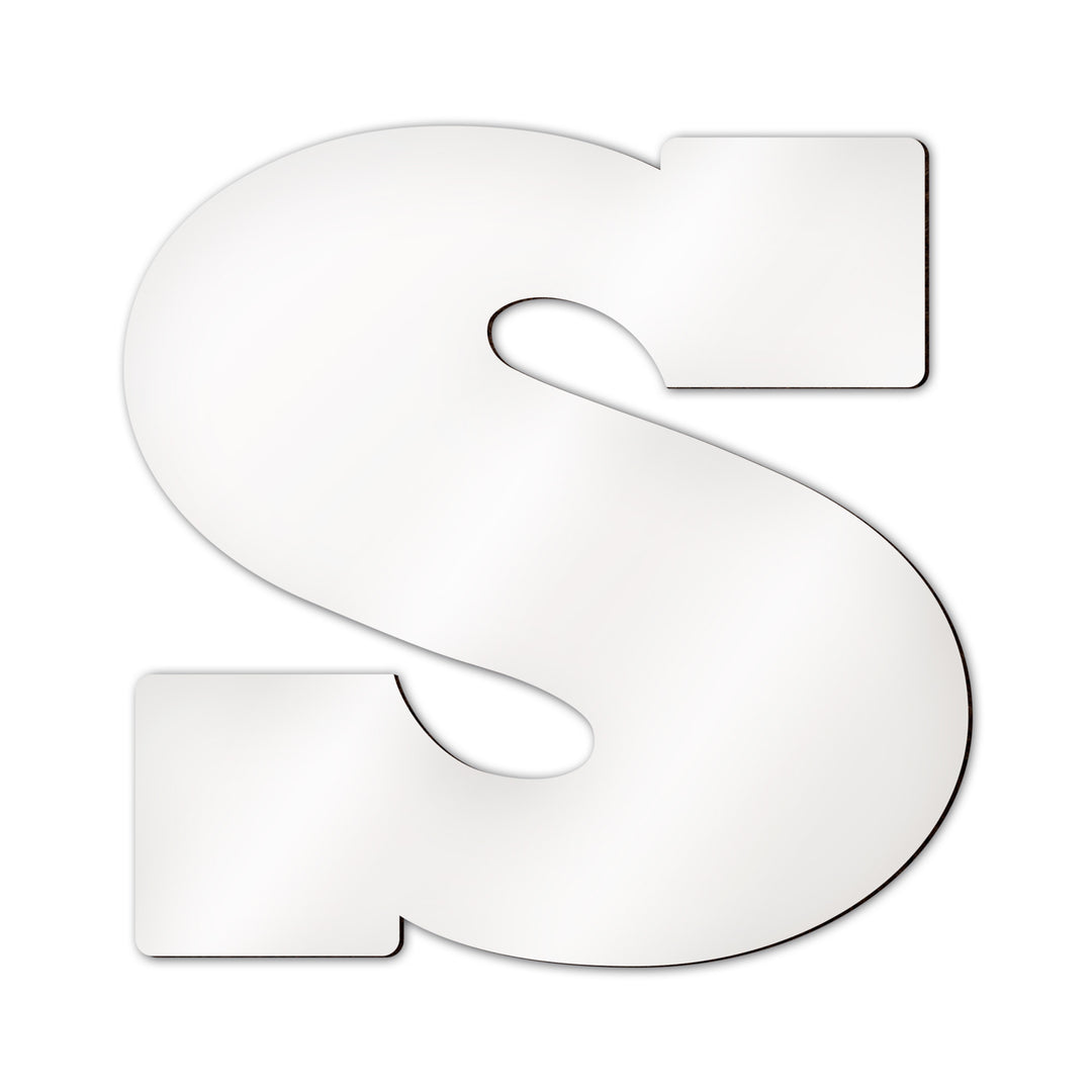 Personalisierter Buchstabe S mit eigenem Foto, Name und individuellem Wunschdesign
