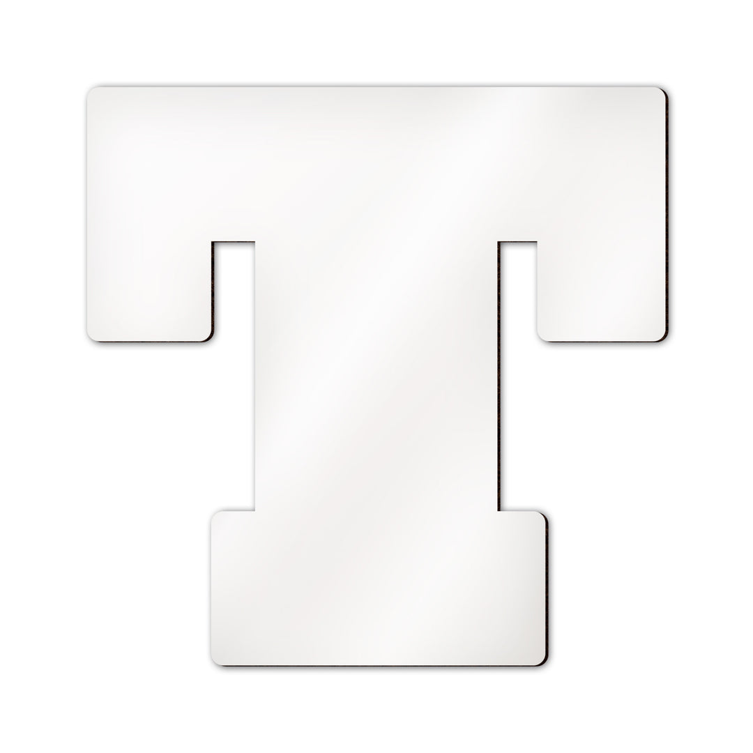 Personalisierter Buchstabe T mit eigenem Foto, Name und individuellem Wunschdesign