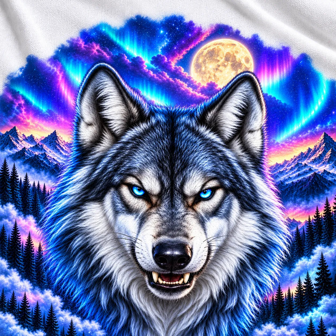 Wolf T-Shirt – Größentabelle S bis 3XL