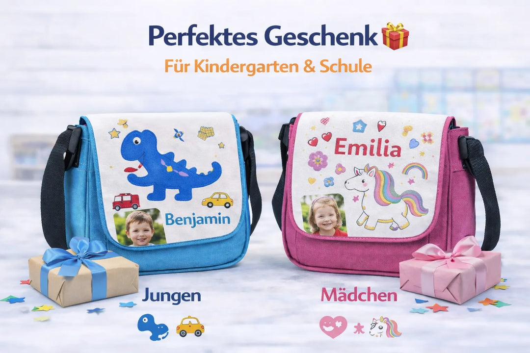 Personalisierte Kindertasche als Geschenk für Kindergarten und Schule