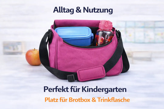 Kindertasche für den Kindergarten mit Platz für Brotdose und Trinkflasche
