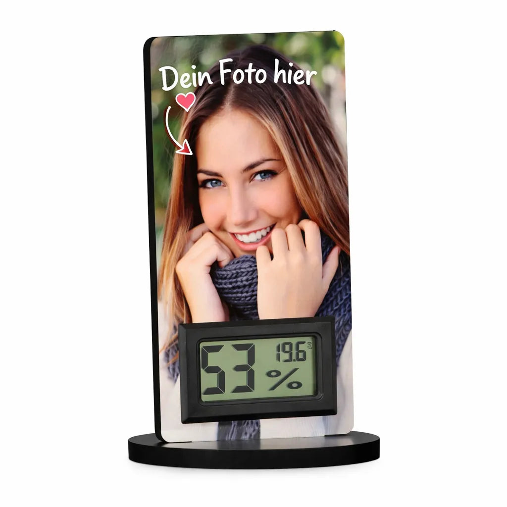 Thermometer mit eigenem Foto personalisieren und individuell gestalten
