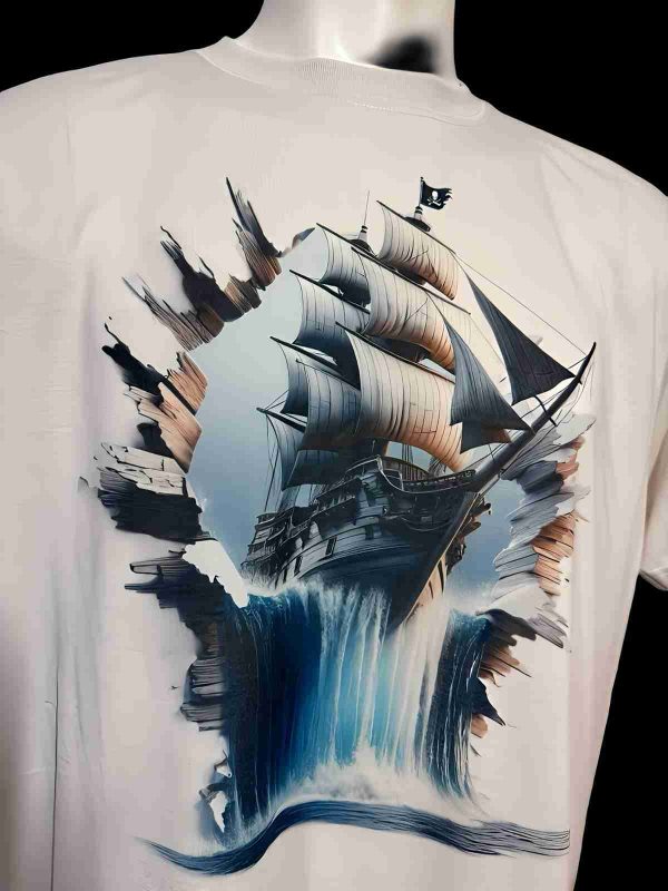 Piratenschiff Motiv Shirt