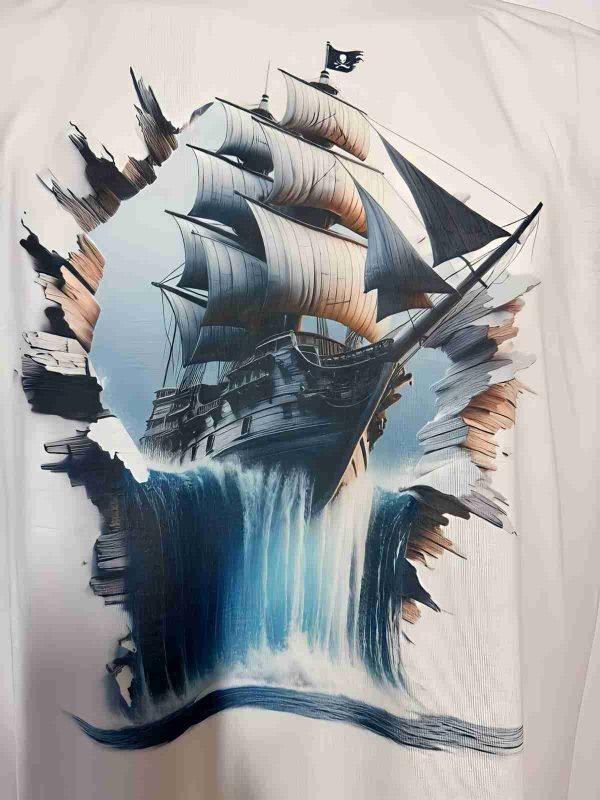 Piratenschiff Motiv Shirt