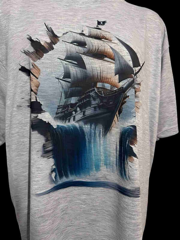 Piratenschiff Motiv Shirt