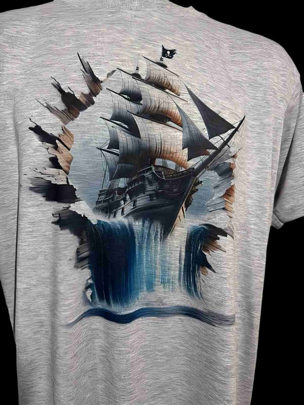 Piratenschiff Motiv Shirt