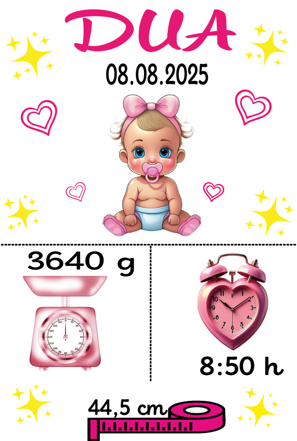 Babybody Geschenk Geburt – Bild 9